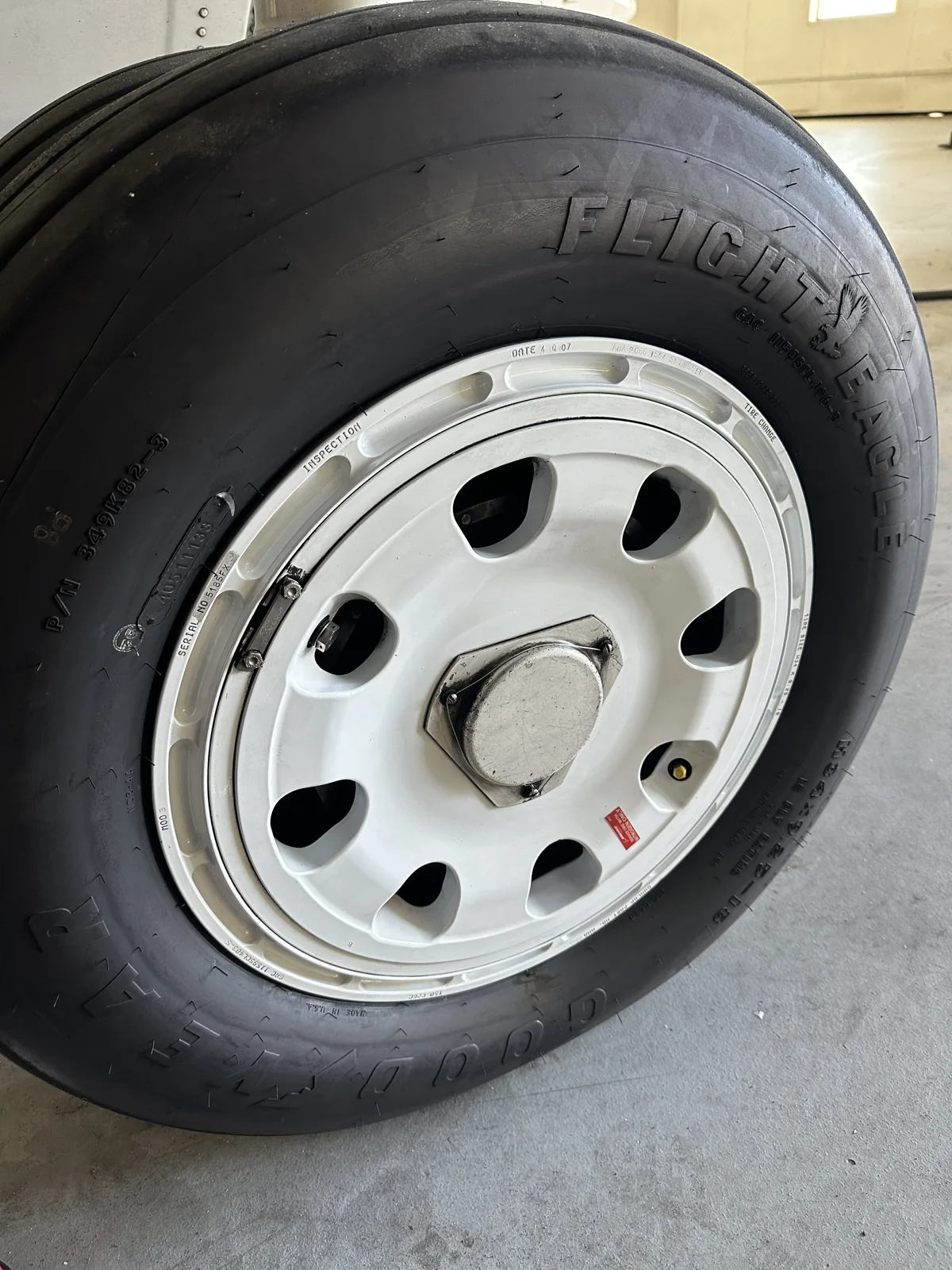 Wheel surface detail — second view.